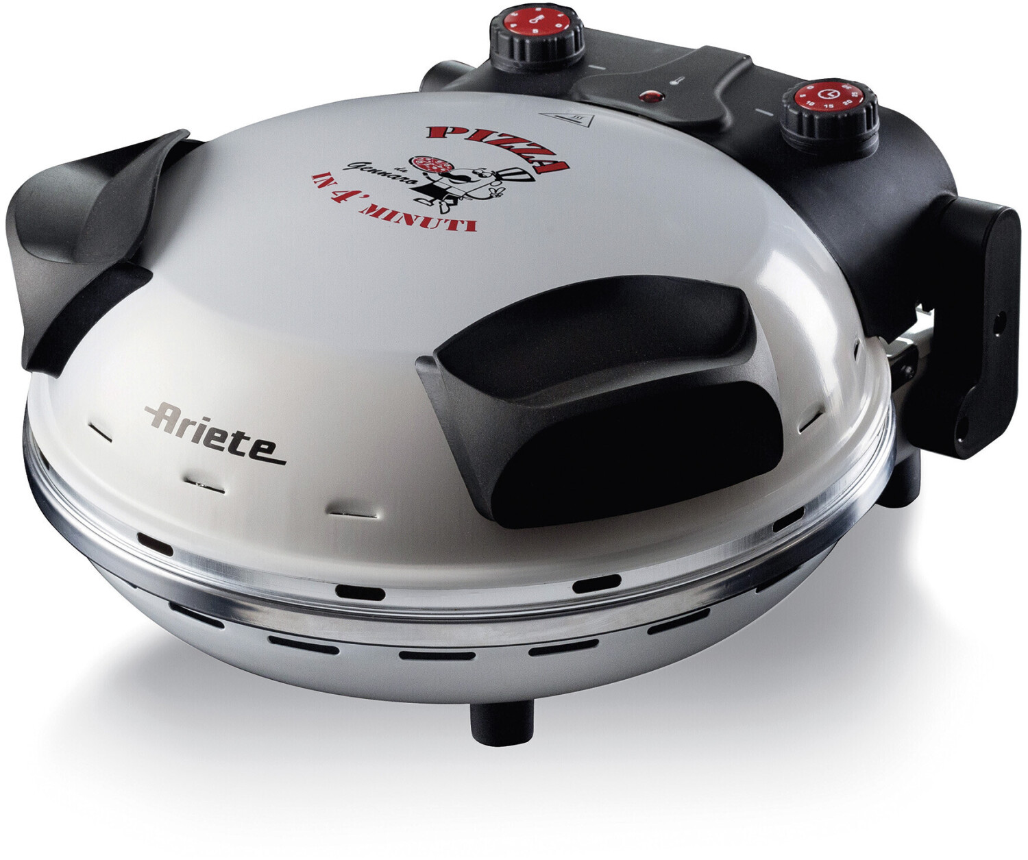 پیتزا پز آریته ایتالیا مدل Ariete 918 Pizza in 4 minuti | رنگ سفید | طراحی جمع و جور با صفحه سنگی